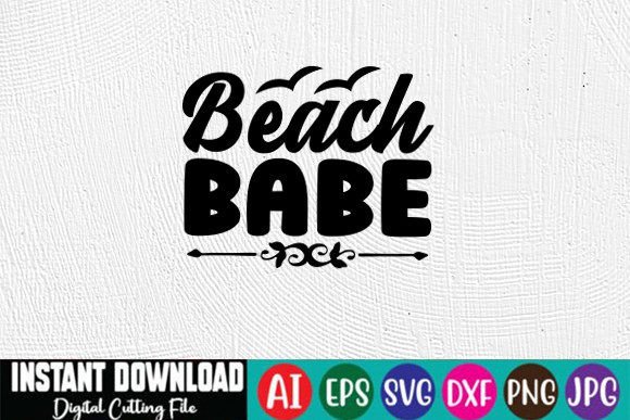 Beach Babe SVG Design for Graphics and Crafts