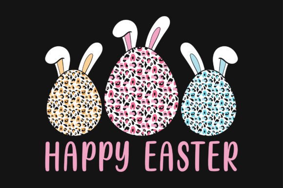 Happy Easter SVG Sublimation T-Shirt Graphics Crafts