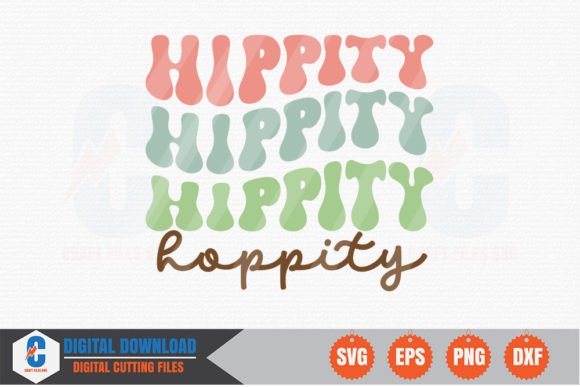 Hippity Hoppity Retro SVG: Graphics & Crafts Magic