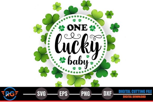 One Lucky Baby – SVG: A Graphic Design Asset for Crafts and Creative Projects