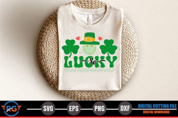 So Lucky – St.Patrick’s Day Retro SVG