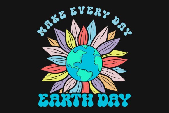 Sunflower Earth Day SVG Sublimation